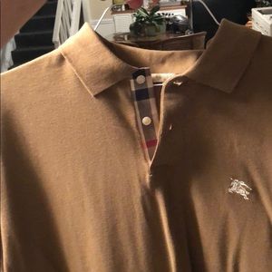 Burberry brown polo